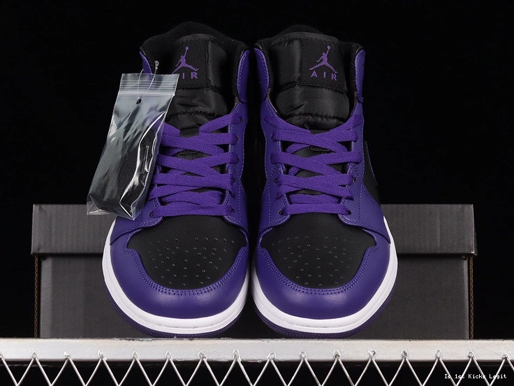 Jordan Purple - Black BQ6472-051 Mid 1 (Women's) 0519
